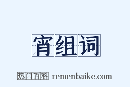 宵组词是什么意思的图片